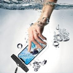 Tech-protect Waterproof vodotesné puzdro na mobil 6.9'', čierne