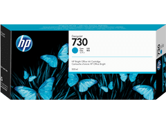 Hewlett Packard HP 730 300-ml Cyan DesignJet Ink Cartridge, P2V68A