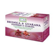Fytopharma Ovocno-bylinný čaj BRUSNICA & GUARANA, porciovaný