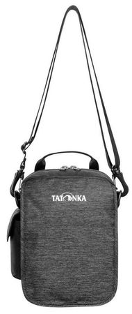polstrované praktické štýlové puzdro Tatonka Check In XT off black čierna opasok