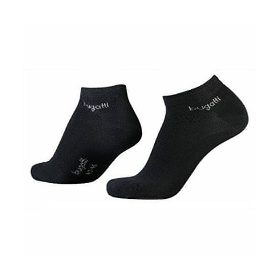 BUGATTI 3 PACK - pánske ponožky 6765-610 black