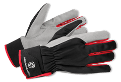 Promacher CARPOS VELCRO Gloves grey/red (12 kusov)
