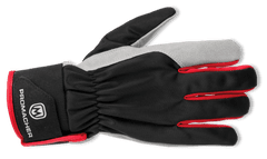 Promacher CARPOS VELCRO Gloves grey/red (12 kusov)