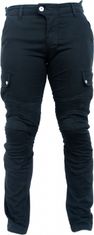SNAP INDUSTRIES nohavice jeans CARGO čierne 30