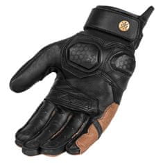 BROGER rukavice OHIO vintage černo-hnedé 3XL