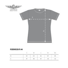 ANTONIO Dámske tričko s vrtuľníkom ROBINSON R-44 (W), XXL