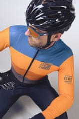 Kenny cyklo dres ESCAPE 22 Winter černo-žlto-modro-oranžovo-sivý S