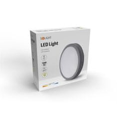 Solight LED vonkajšie osvetlenie Siena, sivé, 20W, 1500lm, 4000K, IP54, 23cm, WO781-G
