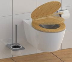 Schütte WC prkénko BAMBUS | Soft Close se zpomalovacím mechanismem