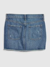 Gap Teen džínsová mini sukňa Washwell 8