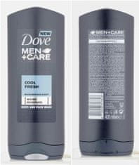 Dove Men+Care Cool Fresh sprchový gél pre muža na telo a tvár 400ml