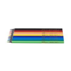 EASY COLP Trojhranné bezdrevné pastelky zo živice, 12 ks, 12 farieb