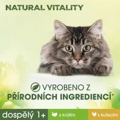 Perfect fit Natural Vitality kapsičky s morčacím s kuracím mäsom pre dospelé mačky 12× (6×50 g)