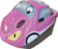 Sulov Detská cyklo helma CAR, ružová Helma veľkosť: M