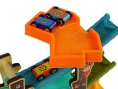 Lean-toys Farebné autodráhy Slide Tree 6 úrovní