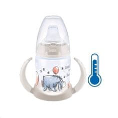 Manuka Health Dojčenská fľaša na učenie NUK Medvedík Pú s kontrolou teploty 150 ml béžová oslík