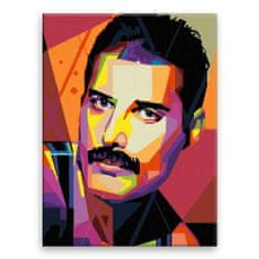 Malujsi Maľovanie podľa čísel - Freddie Mercury 05 - 60x80 cm, plátno vypnuté na rám