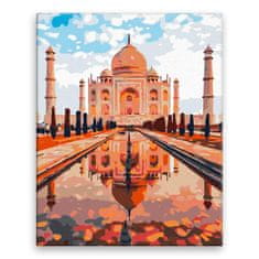 Malujsi Maľovanie podľa čísel - V horúčave Tádž Mahalu - 80x100 cm, plátno vypnuté na rám