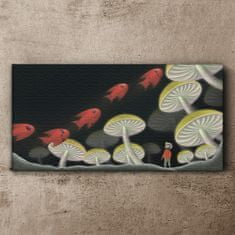 COLORAY.SK Obraz na plátne Fantázia surrealistickej ryby 100x50 cm