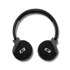 Qoltec Bezdrôtové slúchadlá do uší s mikrofónom | BT | Super Bass | Black