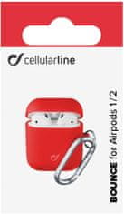 CellularLine Bounce ochranný kryt pro Apple AirPods, červená