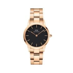 Daniel Wellington Dámske hodinky ICONIC LINK ROSE GOLD BLACK DW00100210