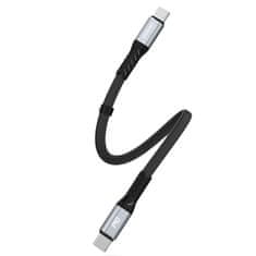 DUDAO L10C kábel USB-C / USB-C PD 100W, čierny