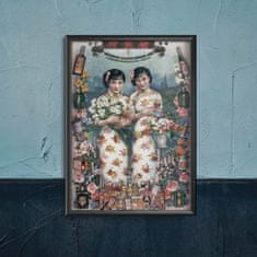Vintage Posteria Plagát Plagát Čínska reklama Kwong Sang Hong A1 - 59,4x84,1 cm