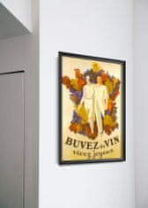 Vintage Posteria Plagát Plagát Francúzsky plagát na víno Dekorácia vína A4 - 21x29,7 cm