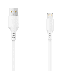 setty. USB Lightning kábel 1m 1A (GSM113067) biela