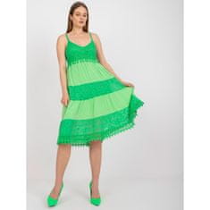 Och Bella Dámske každodenné šaty OCH BELLA green TW-SK-BI-82345.19P_386594 S