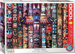 EuroGraphics Puzzle Indiánske totemy 1000 dielikov
