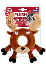 GiGwi Hračka pes Plush Friendz sob s gumovým krúžkom