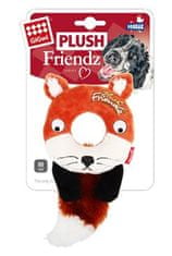 GiGwi Hračka pes Plush Friendz líška s gumovým rozdeľ.