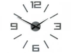 ModernClock 3D nalepovacie hodiny Reden 60x60 cm sivé