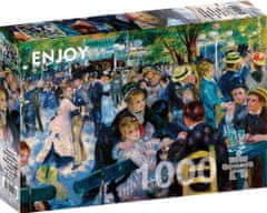 ENJOY Puzzle Auguste Renoir: Tanec v Moulin de la Galette 1000 dielikov