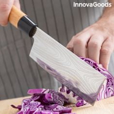 InnovaGoods Súprava profesionálnych japonských nožov s praktickým puzdrom Damas·Q