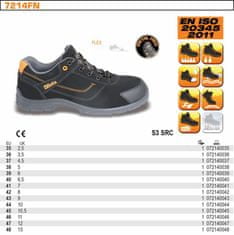 Beta Bezpečnostné topánky Flex S3 z nubuku Action Veľkosť 42