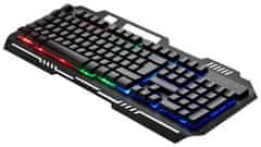 Denver GKB-231 NORDIC - RGB herná klávesnica s USB