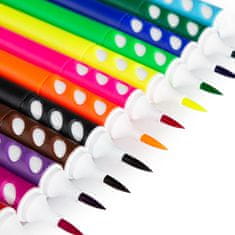 EASY Kids BRUSH Štetočkové fixky, vyprateľné, 12 farieb