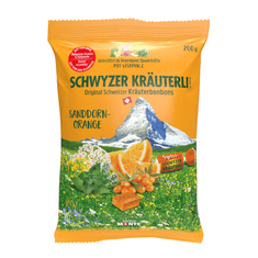 DOMACO Švajčiarsky rakytník - pomarančové cukríky