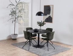 Actona Jedálenský stôl Ibiza 110 cm čierny