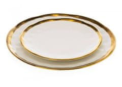 Dekorstyle Keramický tanier Lissa 20 cm biely