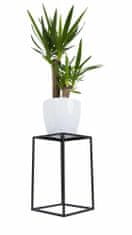 Dekorstyle Kvetinový stojan Charro 40 cm čierny