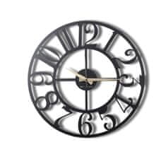 Wallity Dekoratívne nástenné hodiny Murko 50 cm čierne