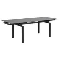 Actona Skladací stôl Huddersfield 160-240x85 cm čierny