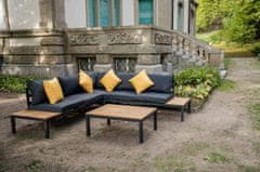 Bello Giardino Súprava záhradného nábytku Massimo sivá