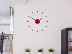 ModernClock 3D nalepovacie hodiny Punkt červené