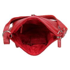 Lagen Dámska kožená crossbody kabelka blc/3287/16 Red