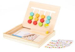Ikonka Drevená vzdelávacia hračka zápas farby box